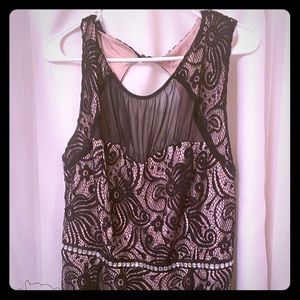 Classy Black lace Dress waiting to go home to you